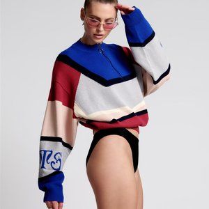 One Teaspoon SPORT REACTIVE KNIT SWEATER $178 NWT Small